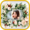 beauty flower photo frames icon