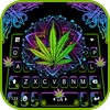 Neon Mandala Weed Keyboard Bac icon