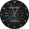 أيقونة Black Leather HD Watch Face