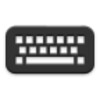 Simple Large Button Keyboard icon