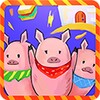 Three piggies: puzzle & fable icon