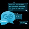 GO SMS Pro Theme Ice Minimal icon
