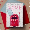 Romantic Card: create love e-c icon