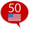 Learn English (USA) - 50 languages icon