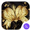 Golden Flower Theme & HD wallpapers icon