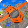 Futuristic Real Flying Car 3D icon