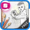 Croquis de crayon libre icon