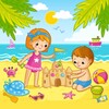 Pretend Play Beach Life Games icon