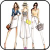 Fashion illustrations icon