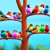 Icono de Color Bird Sort Puzzle Games