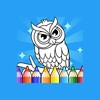 Animal coloring pages games आइकन