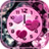 Pink Clock Live Wallpaper icon