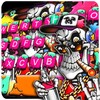 Graffiti Smoke Skull Keyboard Theme icon