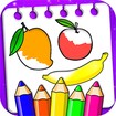 Fruits Coloring Book feature