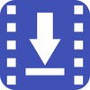 Black video downloader icon