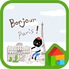 Bonjour Paris dodol theme icon