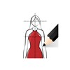 أيقونة Fashion Design Sketches Book