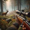 Deer hunting clash icon