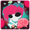 GO SMS Emo Skull Theme icon