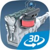 Four-stroke Otto engine educational VR 3D icon