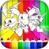 Biểu tượng Digi-Mon Coloring Book