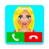Icono de fake call princess game