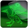 Dragon hologram laser camera icon