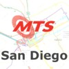 San Diego MTS departures time icon