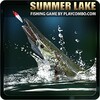 Summer lake icon