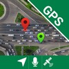 GPS Navigation Map Route Find 图标