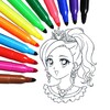 Coloring game icon