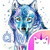 Galaxy Wolf Emoji Keyboard Theme icon