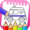 Icono de Vehicle Coloring &Drawing Book