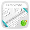 Icona di Pure White GO Keyboard Theme