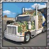 Big Army Trucks Parking 3D icon
