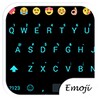 Emoji Keyboard Flat Black Blue icon