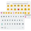 Material White Emoji Keybaord icon