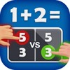Two players math games online icon