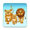Animals puzzle games for kids icon