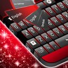 Black Red Keyboard icon