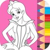 Princess Coloring Pages for Ki icon