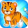 Animal Coloring Book & Drawing आइकन