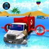 Garbage Truck Water Surfing 3D icon