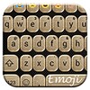 Emoji Keyboard Glitter Gold icon