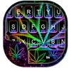 Glow Rasta Weed Keyboard Theme icon
