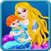 Pregnant Mermaid Birth Second Baby icon