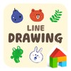 Linedrawing LINE Launchertheme icon