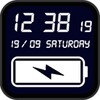 Digital Clock & Battery Charge icon