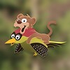 weasel woodpecker icon