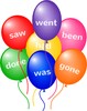 Irregular Verbs Balloons icon
